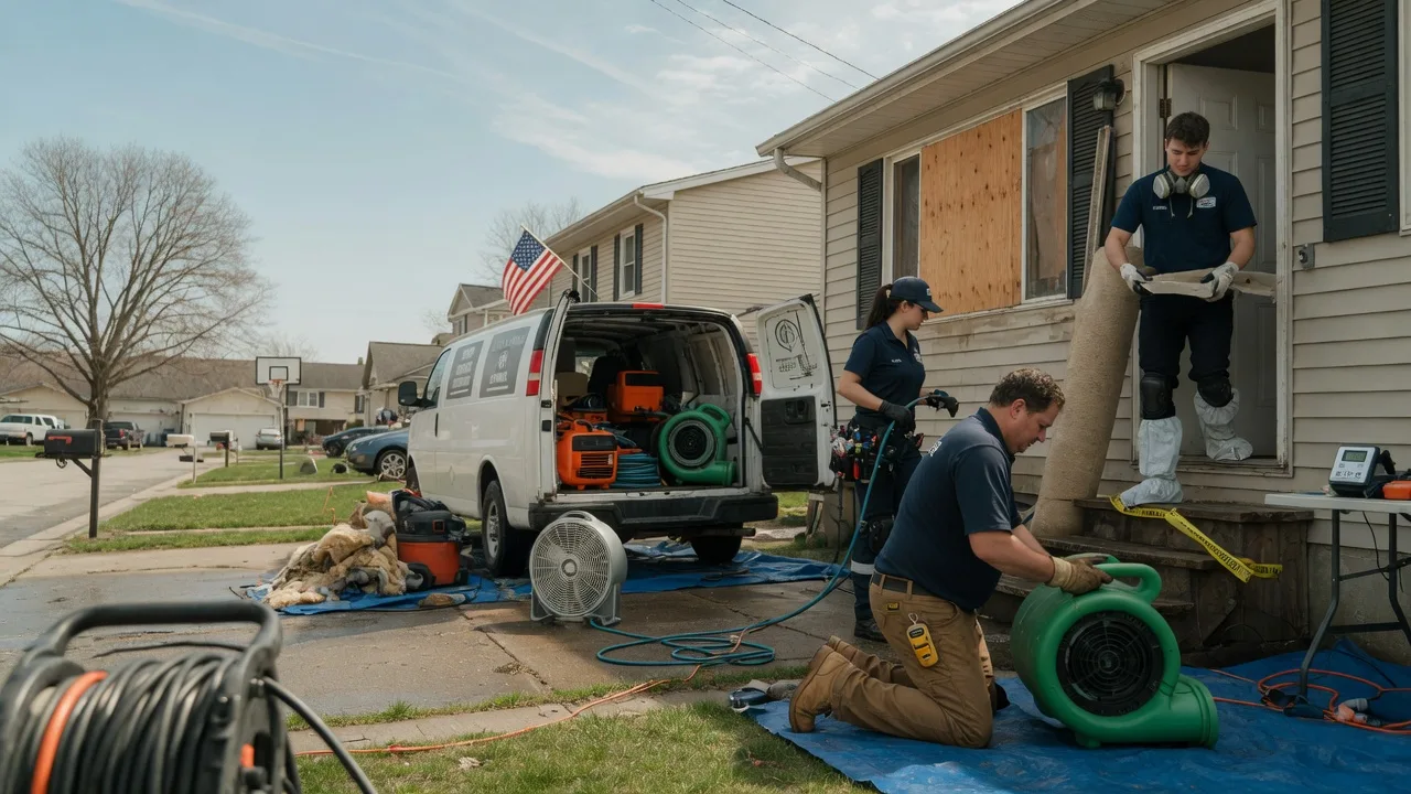 Water Damage Restoration in Greentown, IN near me